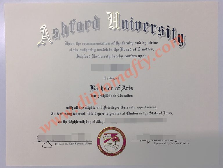 Ashford University degree