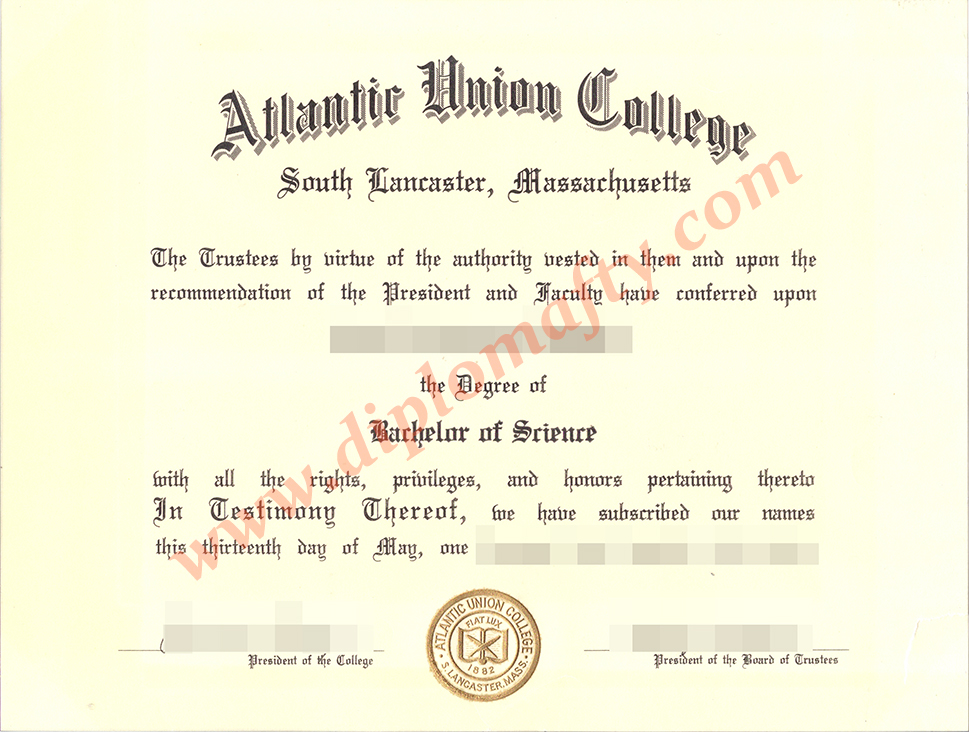 Atlantic Union College degree