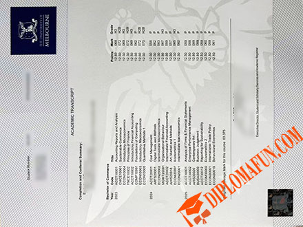 复刻墨尔本大学成绩单