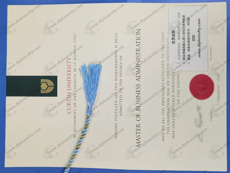 购买柯廷大学文凭