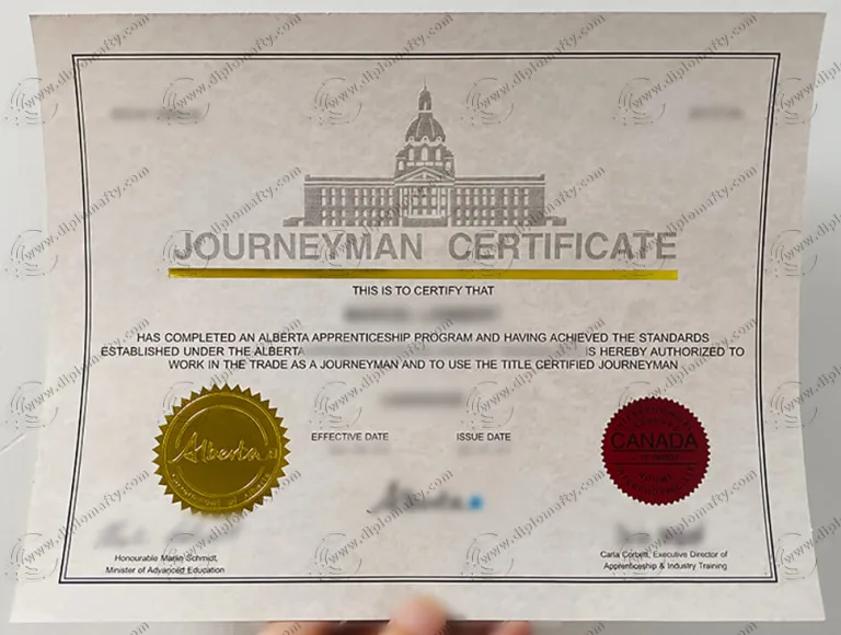 办理Journeyman Certificate证书