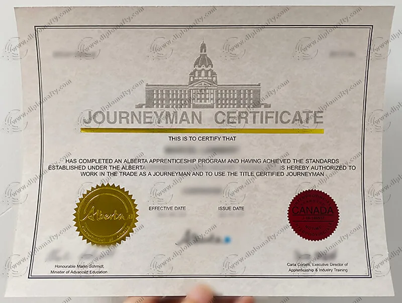 办理Journeyman Certificate证书