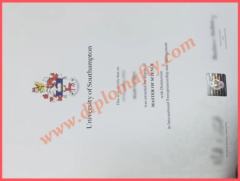 办理南安普顿大学毕业证书