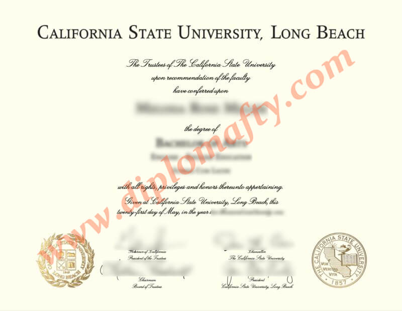定做长滩加州州立大学Long Beach文凭