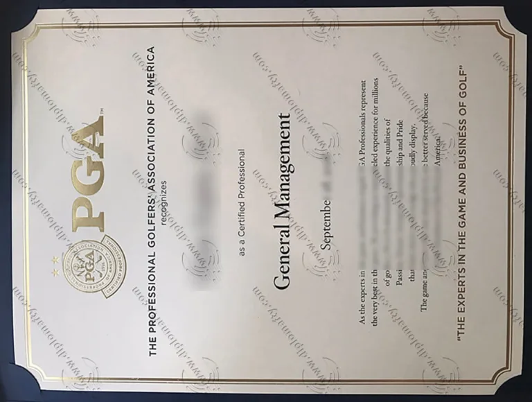 PGA diploma