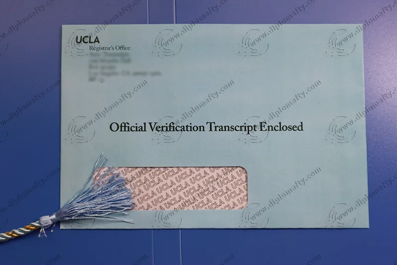 UCLA Official Transcript Enclosed
