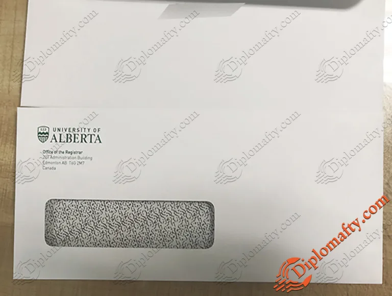 University of Alberta Transcript Envelopes