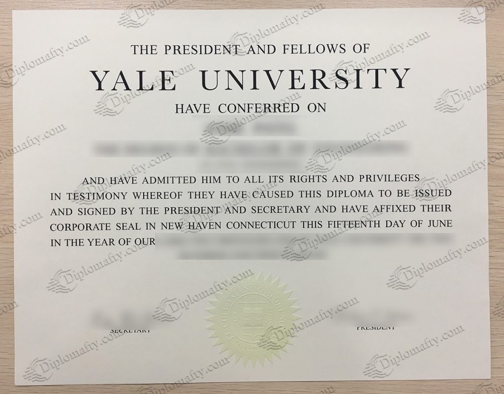 办理耶鲁大学文凭