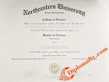 NEU Graduation Certificate