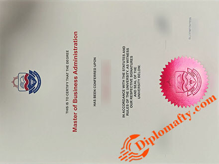 University of Free State diploma