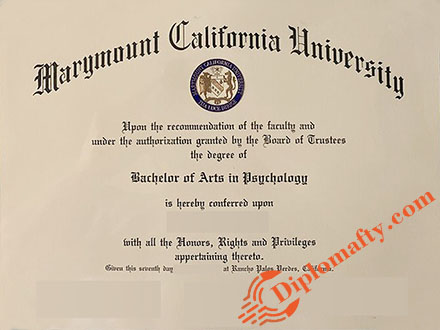 Marymount California University Diploma