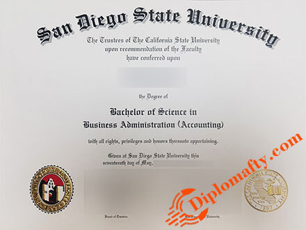 SDSU diploma