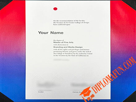 艺术中心设计学院文凭