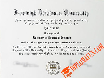 费尔利迪金森大学文凭