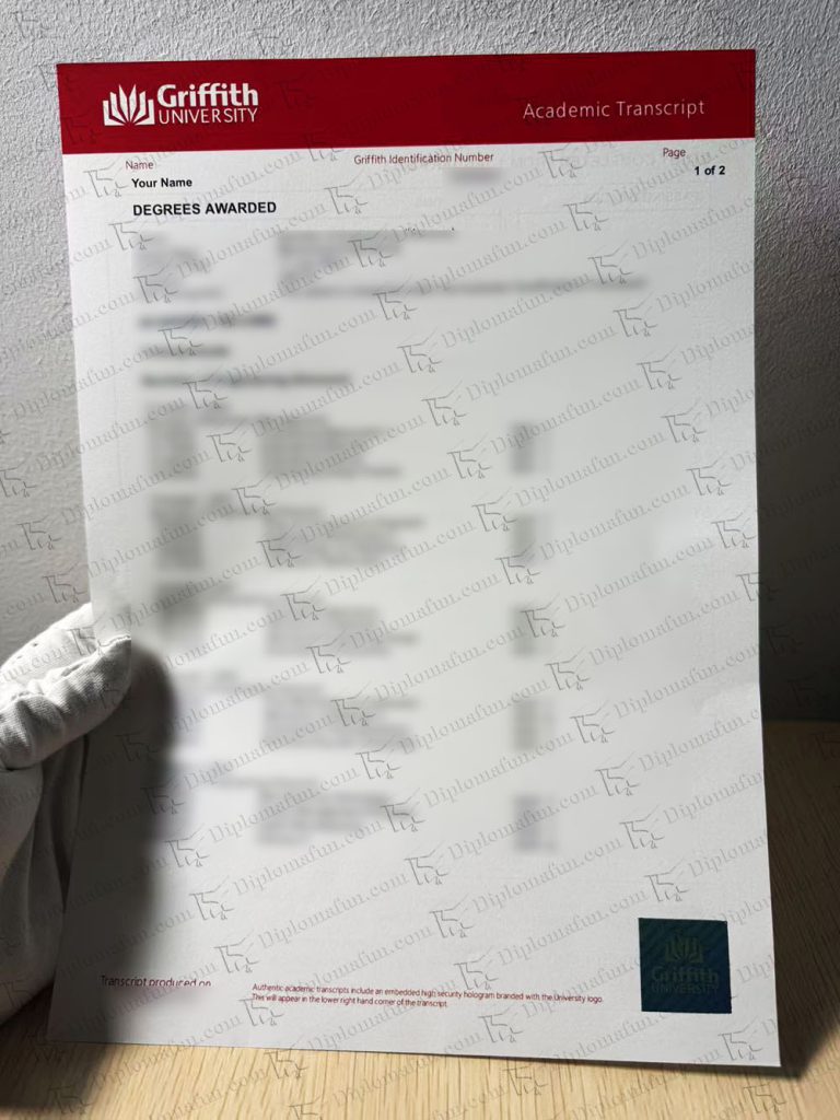 办理格里菲斯大学官方成绩单 格里菲斯大学成绩单购买