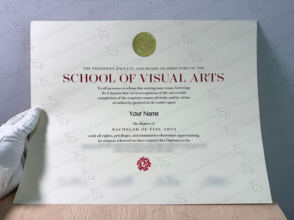 购买纽约视觉艺术学院文凭 纽约视觉艺术学院毕业证购买