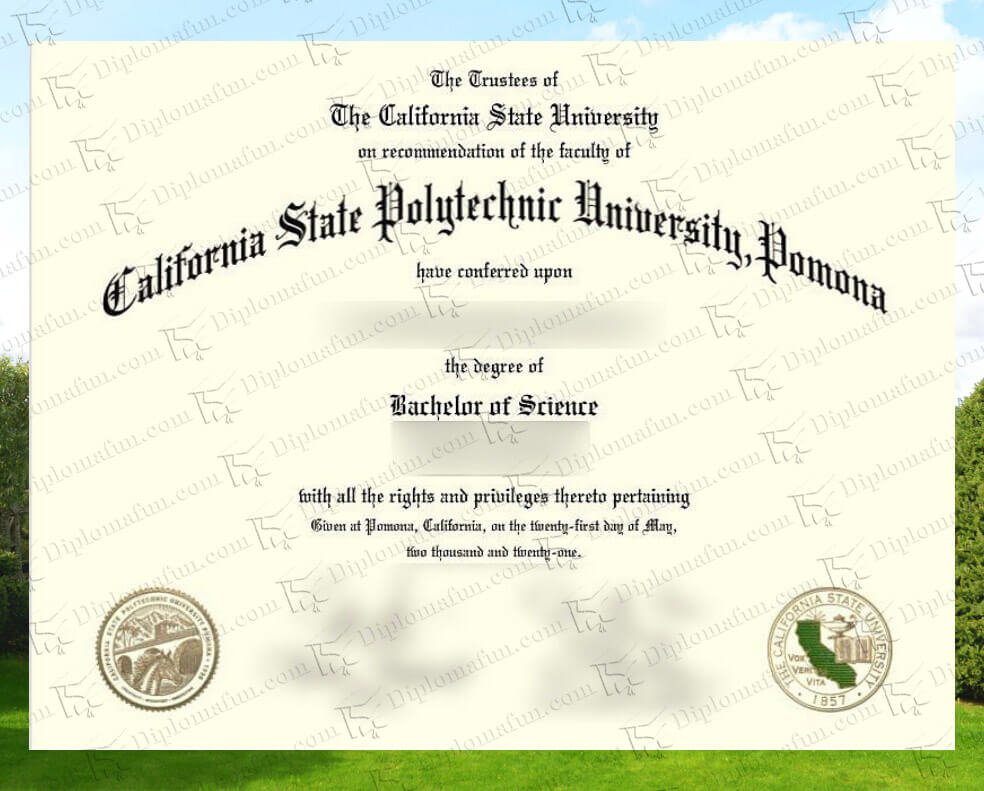 2021年波莫纳分校文凭 波莫纳分校毕业证办理