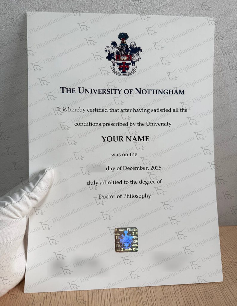 购买诺丁汉大学文凭 诺丁汉大学毕业证购买