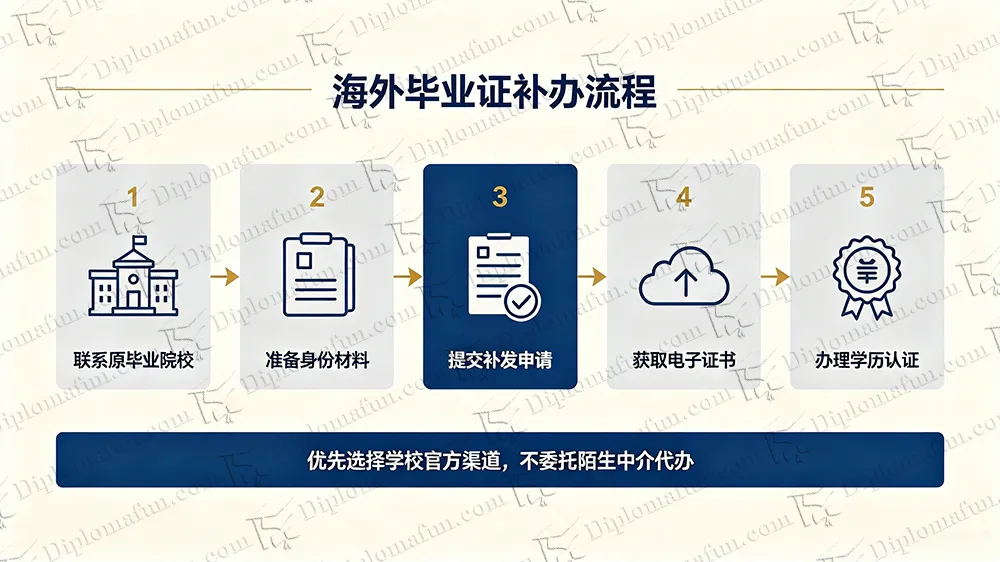 海外毕业证补办流程 海外毕业证补办流程