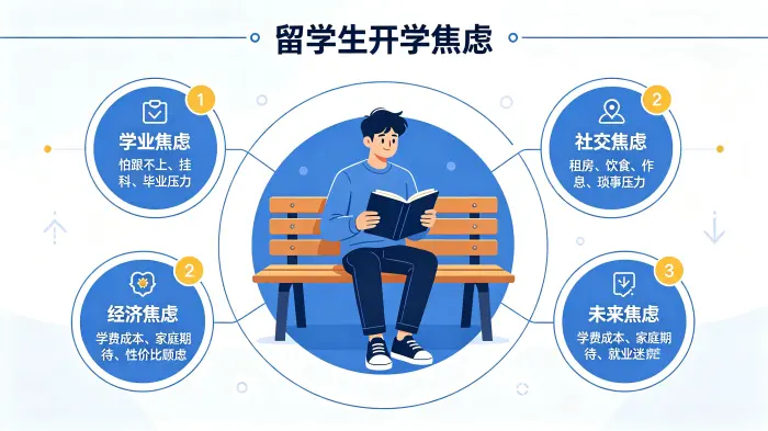 留学生开学焦虑主要焦虑什么 留学生开学焦虑主要焦虑什么