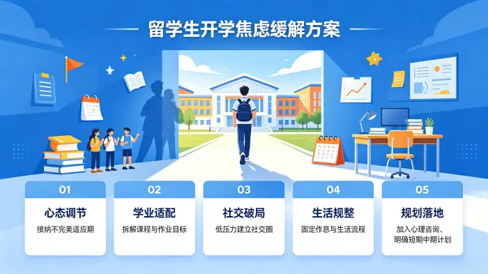 留学生开学焦虑高效缓解方案 留学生开学焦虑高效缓解方案
